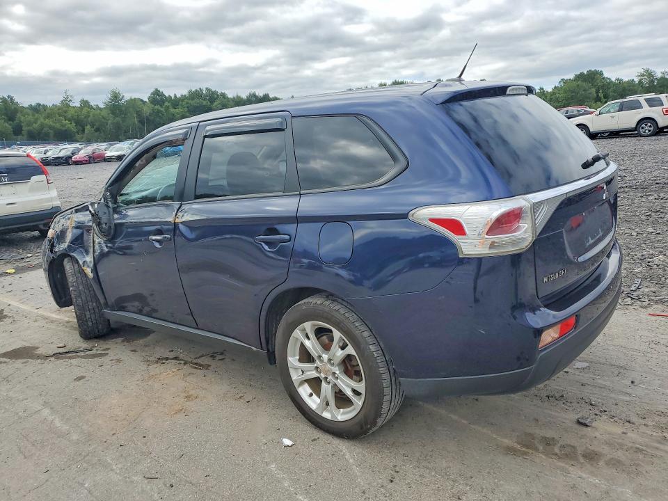 2014 Mitsubishi Outlander VIN JA4AZ3A32EZ009185 COPART salvage auction — FRONT END, Pa - Certificate Of Salvage, sold $950 on 2026-09-09 (photo 2)