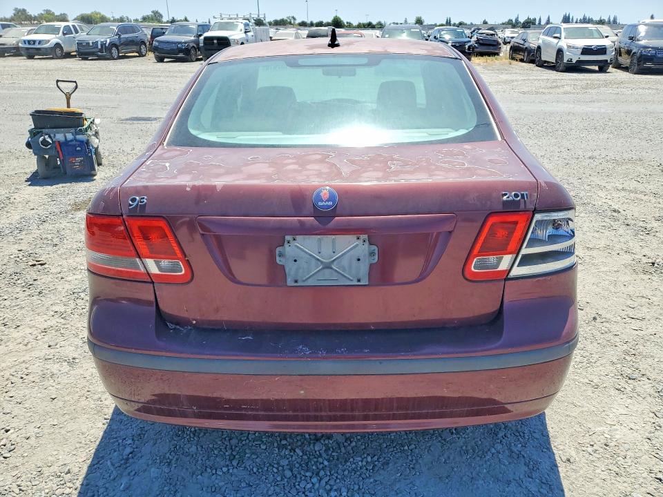 2004 Saab 9-3 VIN YS3FD49Y241041821 COPART salvage auction — FRONT END, CA - DIS/DLR/EXP ONLY CLEAN TITLE, sold $100 on 2026-08-18 (photo 6)