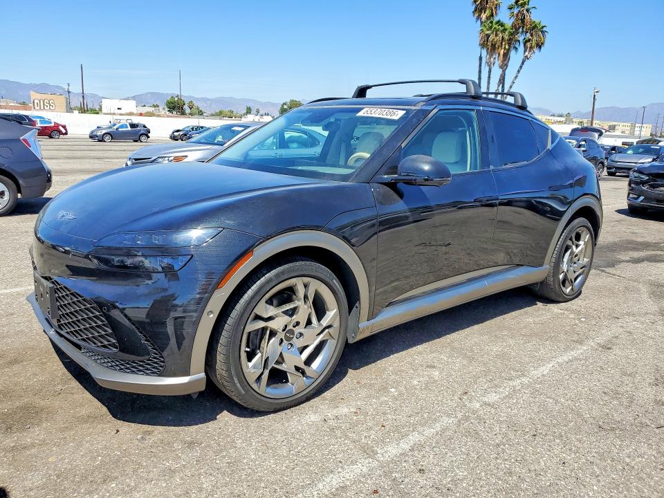 2024 Genesis Gv60 VIN KMUKEDSB7RU020555 COPART salvage auction — REAR END, Ca - Salvage Certificate, sold $17,700 on 2026-10-09 (photo 1)
