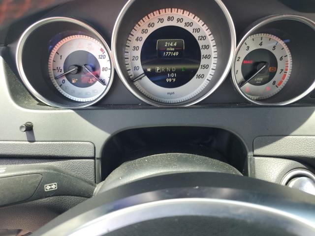 2013 Mercedes-benz C-klasse VIN WDDGF4HB5DR270892 COPART salvage auction — FRONT END, Salvage Title, sold $1,944 on 2026-08-18 (photo 9)