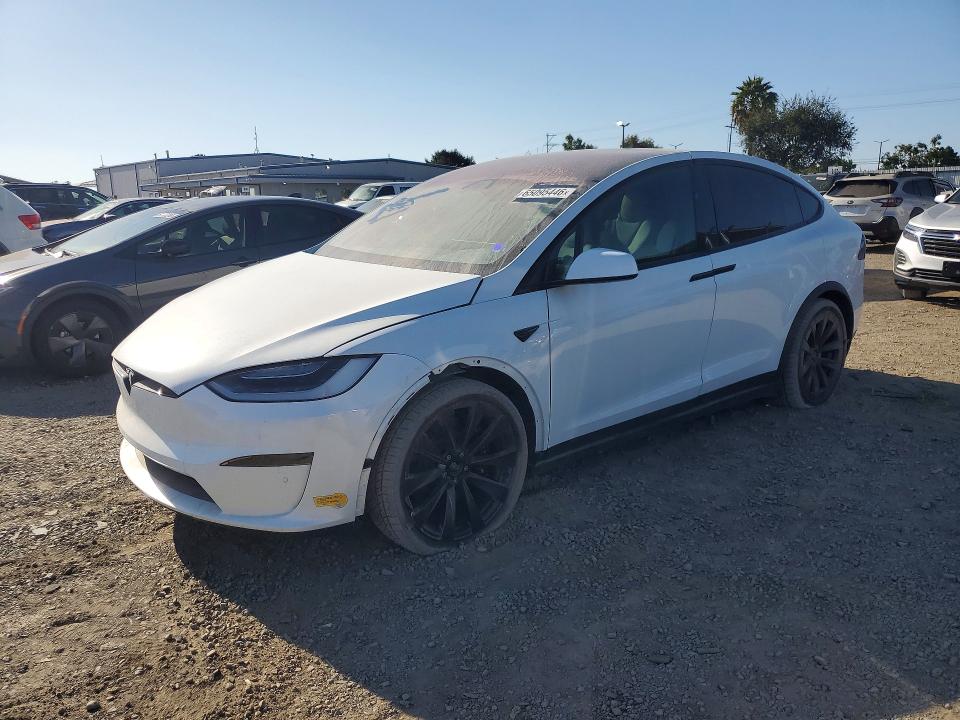 2022 Tesla Model x VIN 7SAXCBE63NF349390 — COPART salvage auction photo