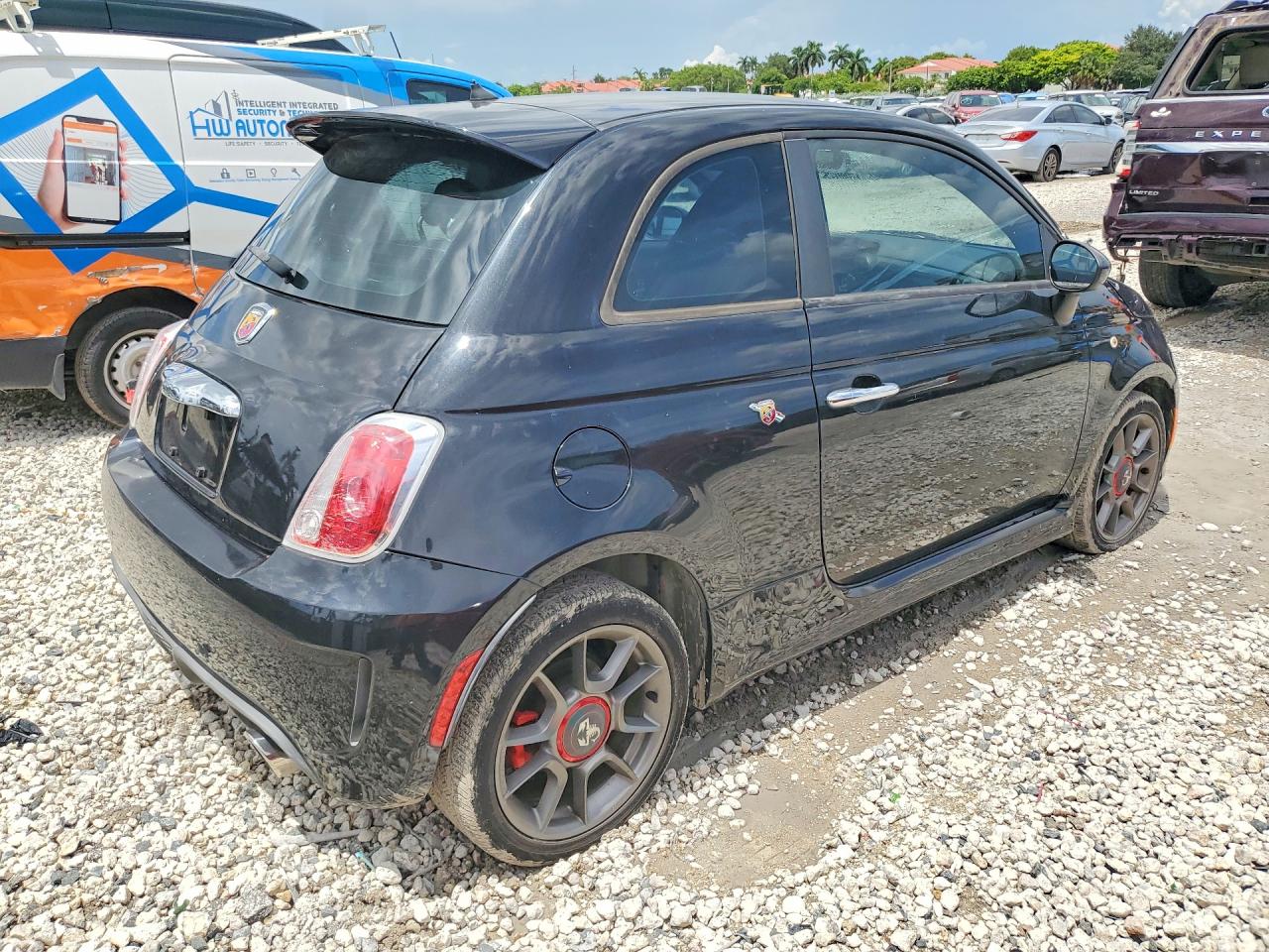 2012 Fiat 500 VIN 3C3CFFFH7CT291040 COPART salvage auction — Minor Dent/Scratches, Sv - Salvage Title, sold $750 on 2026-09-25 (photo 3)