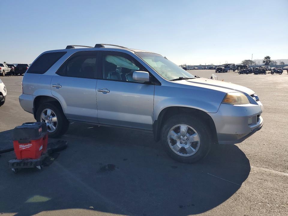 2005 Acura Mdx VIN 2HNYD18295H542682 COPART salvage auction — FRONT END, CA - SALVAGE CERTIFICATE, sold $225 on 2026-09-29 (photo 4)