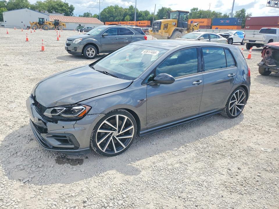 2018 Volkswagen Golf VIN WVWVF7AU8JW058225 COPART salvage auction — FRONT END, Oh - Cert Of Title-Repossession (P), sold $16,000 on 2026-08-14 (photo 1)