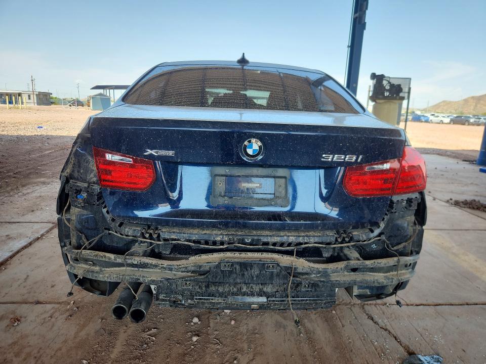 2015 BMW 3er VIN WBA3B5C5XFF963535 COPART salvage auction — REAR END, Az - Cert Of Title - Salvage, sold $1,300 on 2026-08-18 (photo 6)