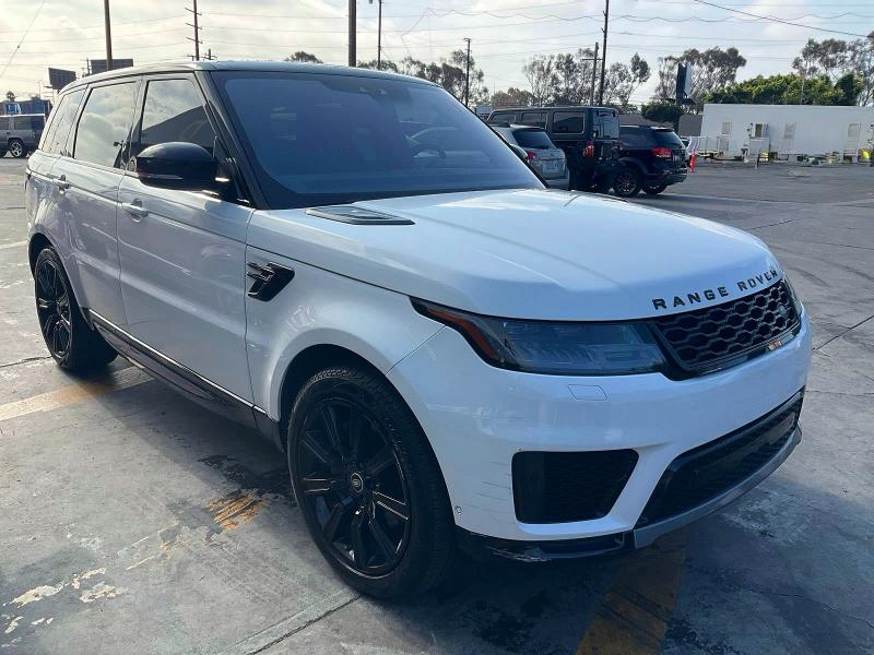 2021 Land rover Range rover sport VIN SALWR2SU0MA773071 COPART salvage auction — NORMAL WEAR, CA - CERTIFICATE OF TITLE (P), sold $16,900 on 2026-08-19 (photo 1)