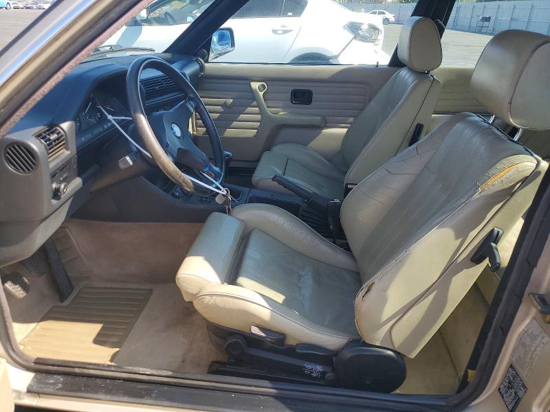 1986 BMW 3 series VIN WBAAB5405G9684178 COPART salvage auction — MINOR DENT/SCRATCHES, CA - DIS/DLR/EXP ONLY CLEAN TITLE, sold $5,700 on 2026-08-13 (photo 7)