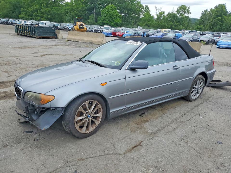 2004 BMW 3er VIN WBABW53424PL40019 COPART salvage auction — FRONT END, Ny - Mv-907A Salvage Certificate, sold $450 on 2026-08-20 (photo 1)