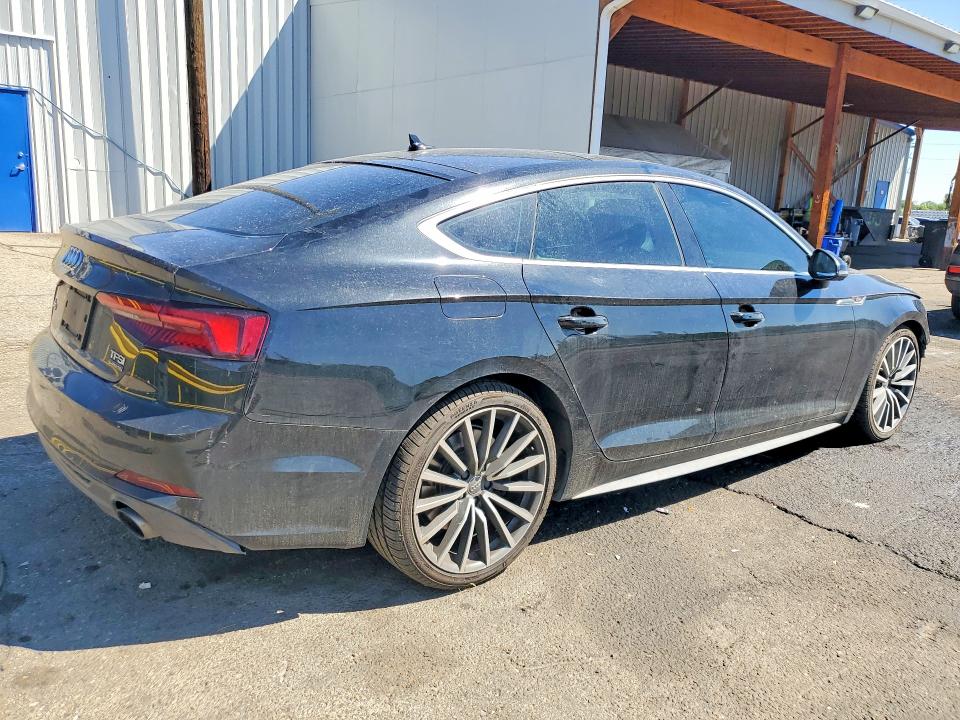 2018 Audi A5 VIN WAUENCF59JA047483 COPART salvage auction — FRONT END, Salvage Title, sold $7,000 on 2026-08-25 (photo 3)
