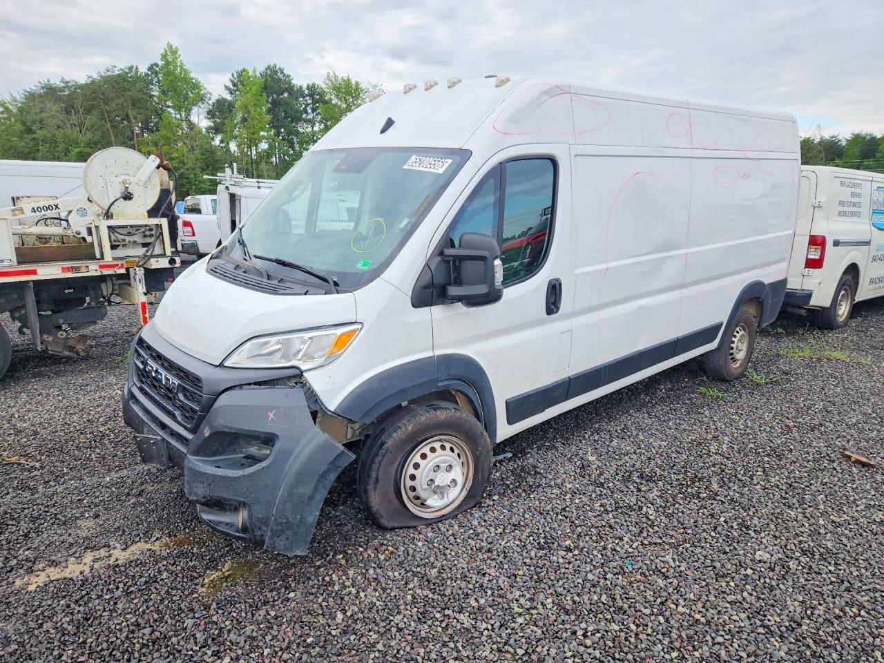 2025 Ram Promaster VIN 3C6LRVDG4SE512692 — COPART salvage auction photo