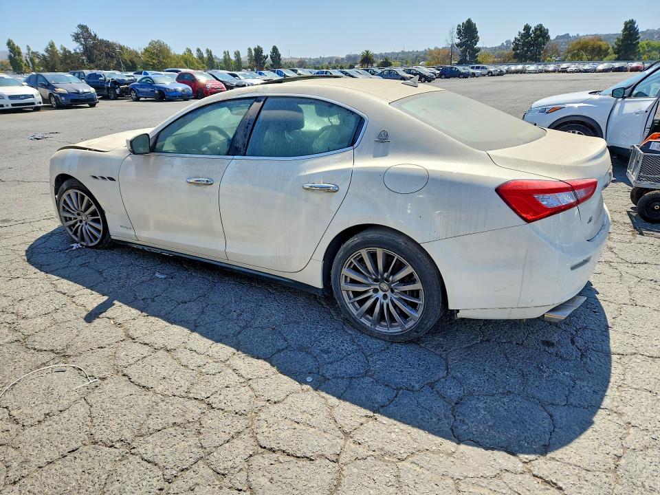 2018 Maserati Ghibli VIN ZAM57YSA8J1300480 COPART salvage auction — FRONT END, CA - DIS/DLR/EXP ONLY CLEAN TITLE, sold $20 on 2026-08-14 (photo 2)