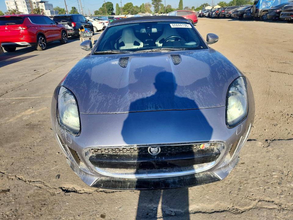 2014 Jaguar F-type VIN SAJWA6FC5E8K06307 COPART salvage auction — SIDE, Ca - Salvage Certificate, sold $7,900 on 2026-09-14 (photo 5)