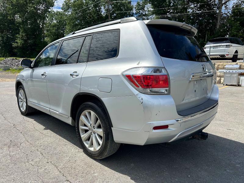 2012 Toyota Highlander VIN JTEDC3EH8C2007226 COPART salvage auction — MINOR DENT/SCRATCHES, Ny - Certificate Of Title (P), sold $8,000 on 2026-08-21 (photo 2)