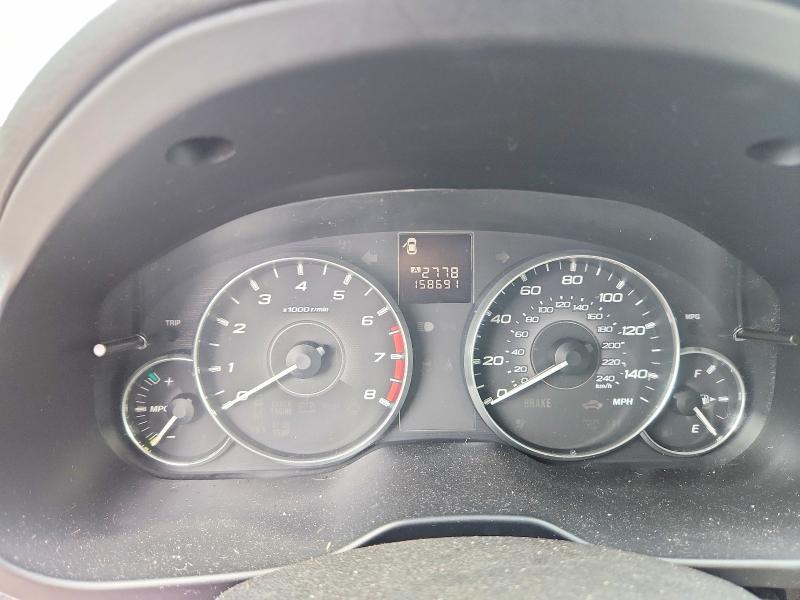 2012 Subaru Outback VIN 4S4BRBGC0C3226676 COPART salvage auction — NORMAL WEAR, Al - Certificate Of Title (P), sold $450 on 2026-10-01 (photo 9)