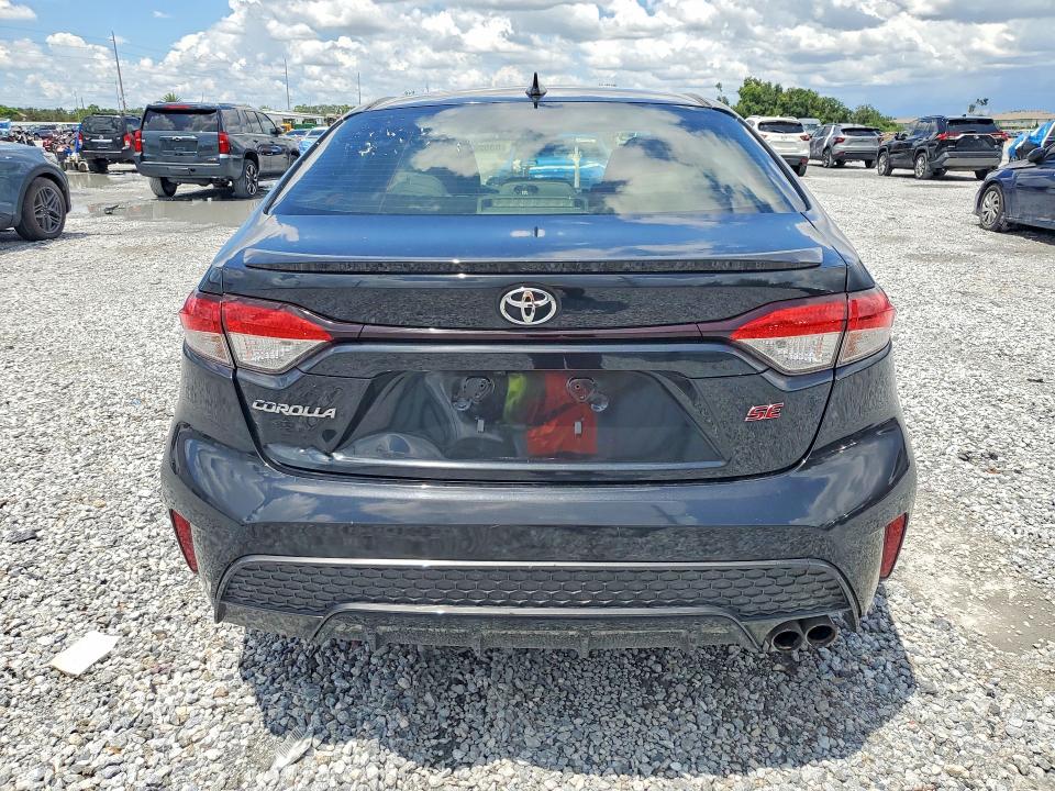 2020 Toyota Corolla VIN JTDS4RCE7LJ021760 COPART salvage auction — MINOR DENT/SCRATCHES, Salvage Title, sold $7,400 on 2026-08-28 (photo 6)