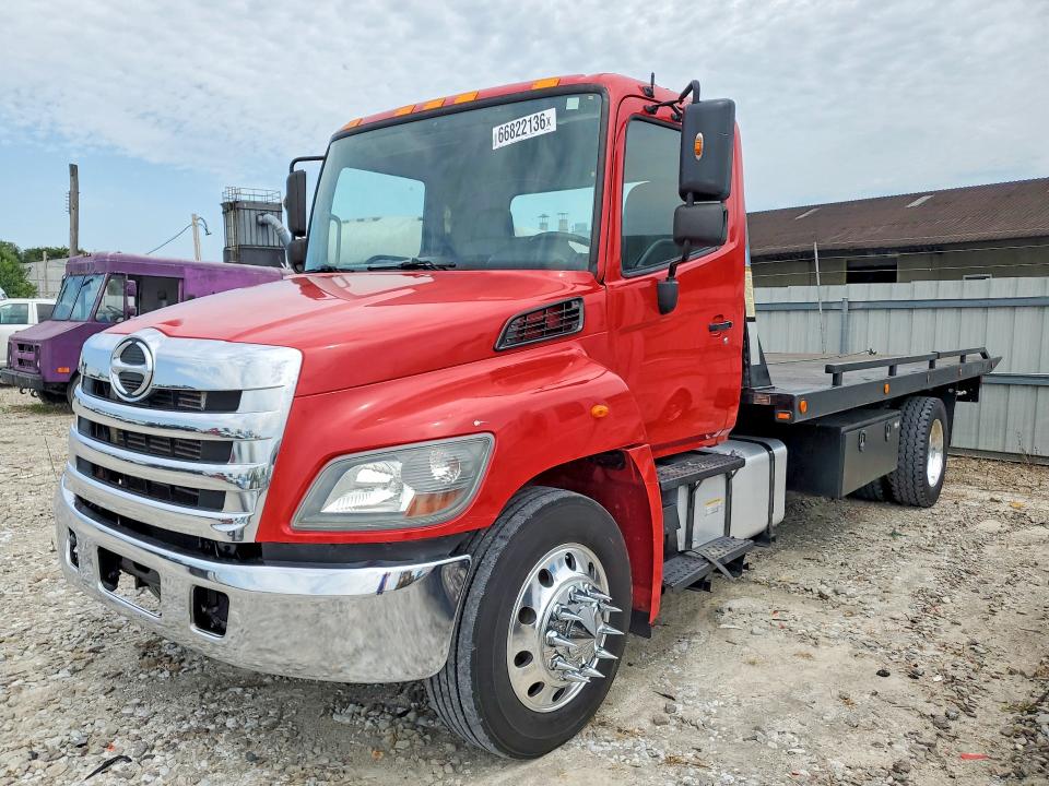 2014 Hino 258/268 VIN 5PVNJ8JT1E4S55119 — COPART salvage auction photo