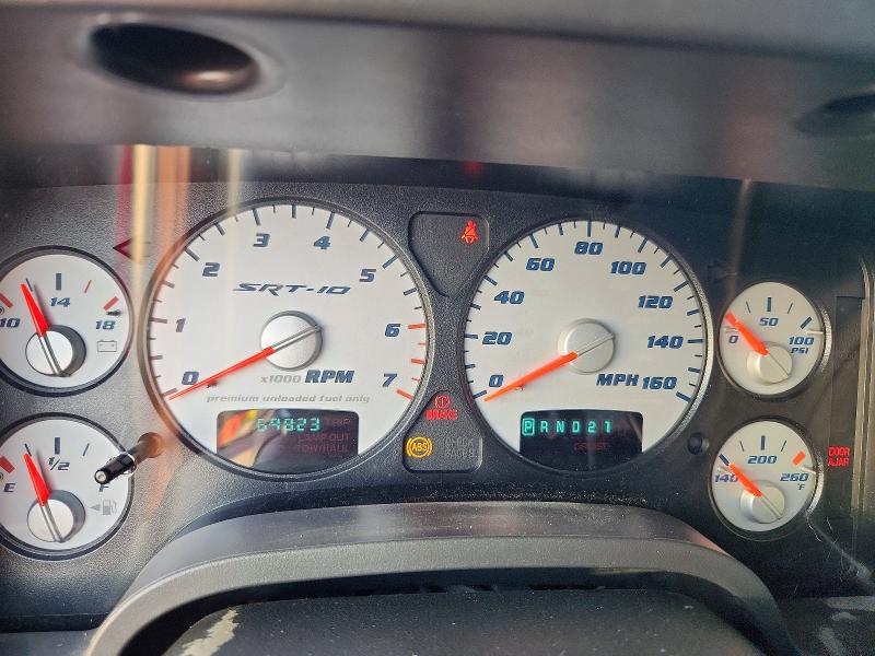 2005 Dodge Ram srt10 VIN 3D7HA18H75G820097 COPART salvage auction — VANDALISM, TX - SALVAGE VEHICLE TITLE, sold $20,100 on 2026-08-13 (photo 9)