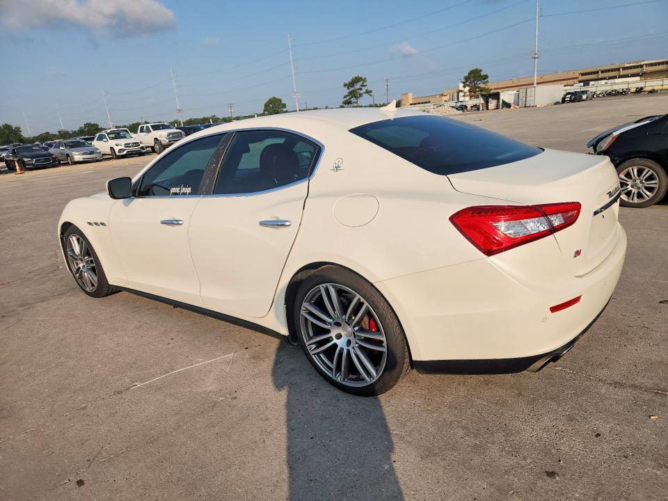 2014 Maserati Ghibli VIN ZAM57RTA7E1105755 COPART salvage auction — MINOR DENT/SCRATCHES, La - Certificate Of Title, sold $3,500 on 2026-08-19 (photo 2)