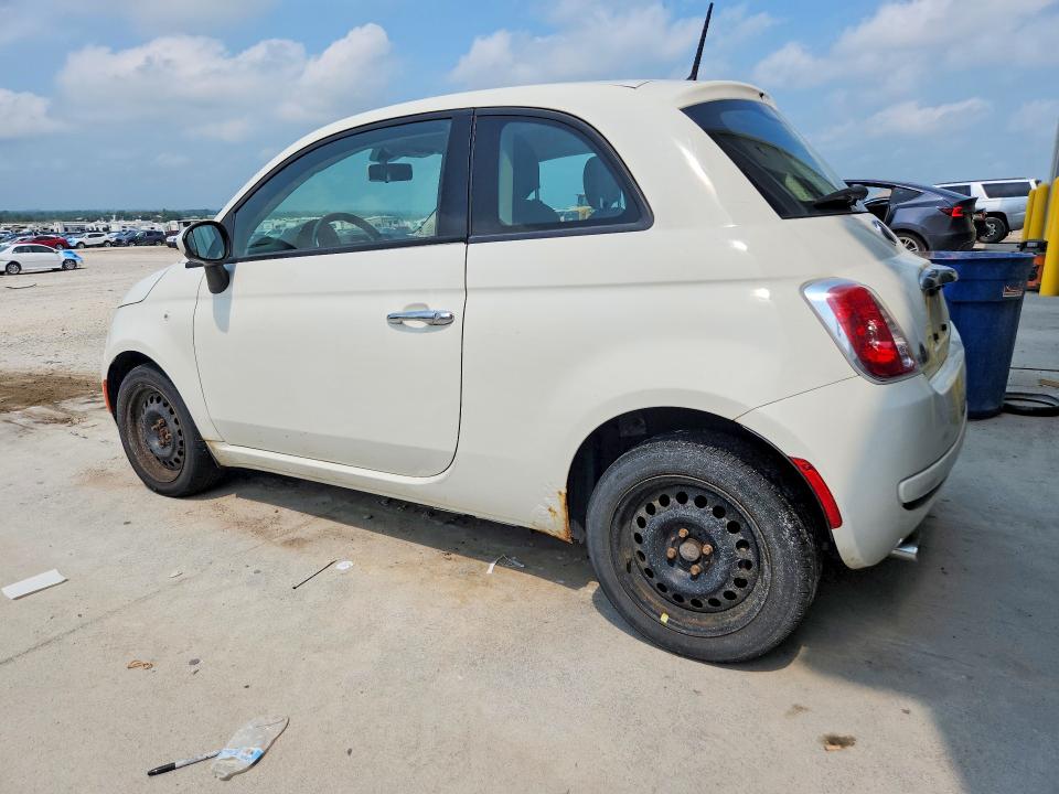 2013 Fiat 500 VIN 3C3CFFAR8DT748066 COPART salvage auction — MINOR DENT/SCRATCHES, Ne - Certificate Of Title, sold $625 on 2026-08-11 (photo 2)