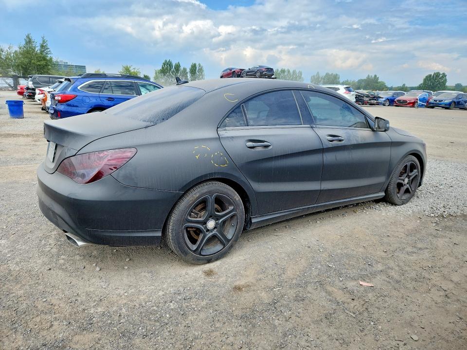 2015 Mercedes-benz Cla-klasse VIN WDDSJ4GB4FN214849 COPART salvage auction — VANDALISM, On - Permit No Brand - Unfit, sold $5,300 on 2026-08-13 (photo 3)