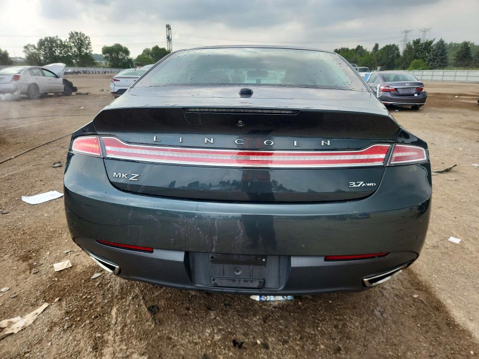2015 Lincoln Mkz VIN 3LN6L2JK8FR614750 COPART salvage auction — HAIL, Il - Salvage Certificate, sold $1,700 on 2026-09-08 (photo 6)