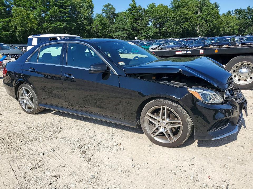 2016 Mercedes-benz E-klasse VIN WDDHF6HB9GB169528 COPART salvage auction — FRONT END, MA - CERT OF TITLE-RECONSTRCTD COLL, sold $4,250 on 2026-08-10 (photo 4)