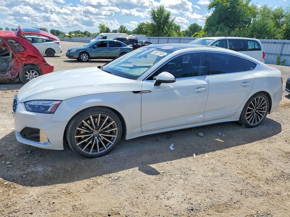 2021 Audi A5 VIN WAUAACF57MA020099 — COPART salvage auction photo