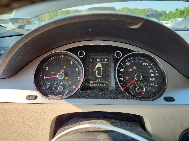 2010 Volkswagen Cc VIN WVWMN7AN6AE554511 COPART salvage auction — REAR END, MA - CERT OF TITLE-RECONSTRCTD COLL, sold $450 on 2026-08-19 (photo 9)