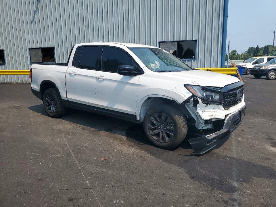 2025 Honda Ridgeline VIN 5FPYK3F1XSB011050 COPART salvage auction — FRONT END, Wa - Bill Of Sale, sold $10,300 on 2026-08-19 (photo 4)