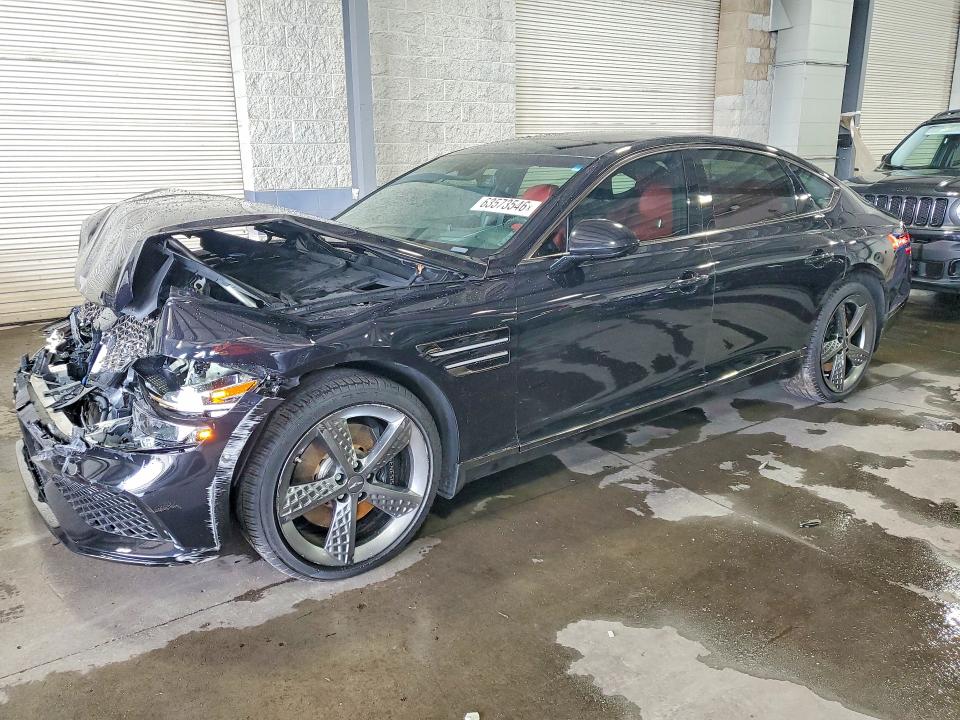 2024 Genesis G80 VIN KMTGB4SD3RU211281 COPART salvage auction — FRONT END, Mn - Cert Of Title-Salvage, sold $11,800 on 2026-10-20 (photo 1)