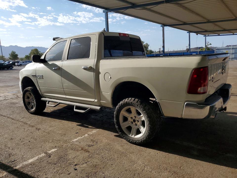 2016 Ram 1500 VIN 1C6RR6LM0GS214426 COPART salvage auction — HAIL, Tx - Certificate Of Title (P), sold $2,800 on 2026-08-14 (photo 2)