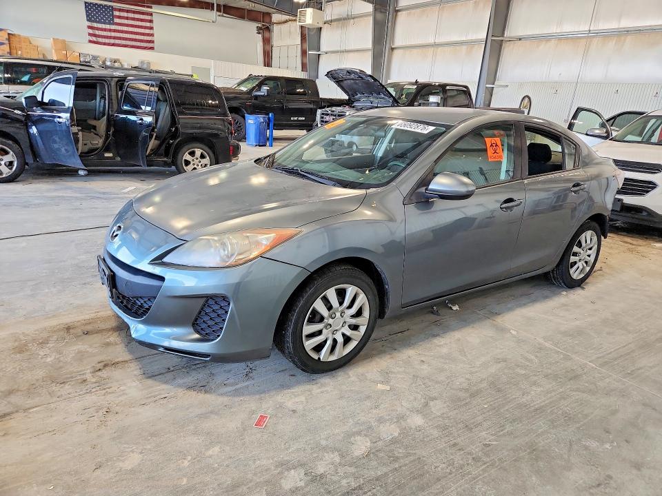 2013 Mazda 3 VIN JM1BL1TG3D1764732 COPART salvage auction — REAR END, Ne - Cert Of Title-Salvage, sold $225 on 2026-09-08 (photo 1)