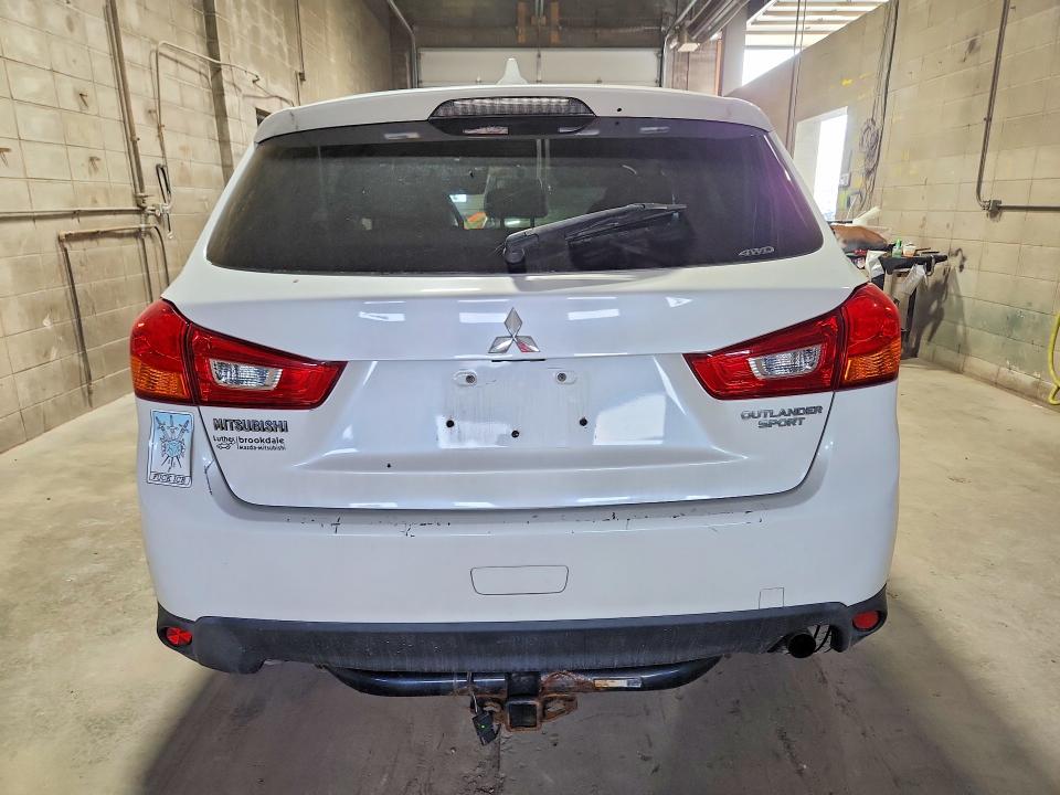 2017 Mitsubishi Outlander VIN JA4AR3AU8HZ014016 COPART salvage auction — FRONT END, Mn - Certificate Of Title, sold $1,050 on 2026-08-20 (photo 6)