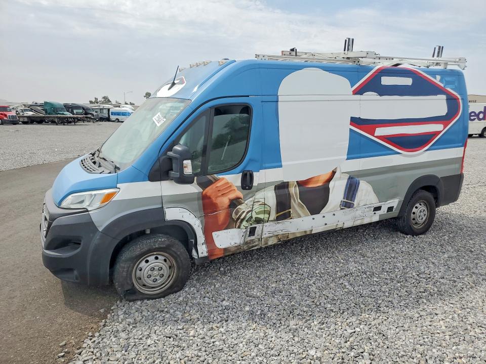 2023 Ram Promaster VIN 3C6LRVDG4PE502199 COPART salvage auction — SIDE, NV - NON-REPAIRABLE VEHICLE CERT, sold $9,000 on 2026-08-31 (photo 1)