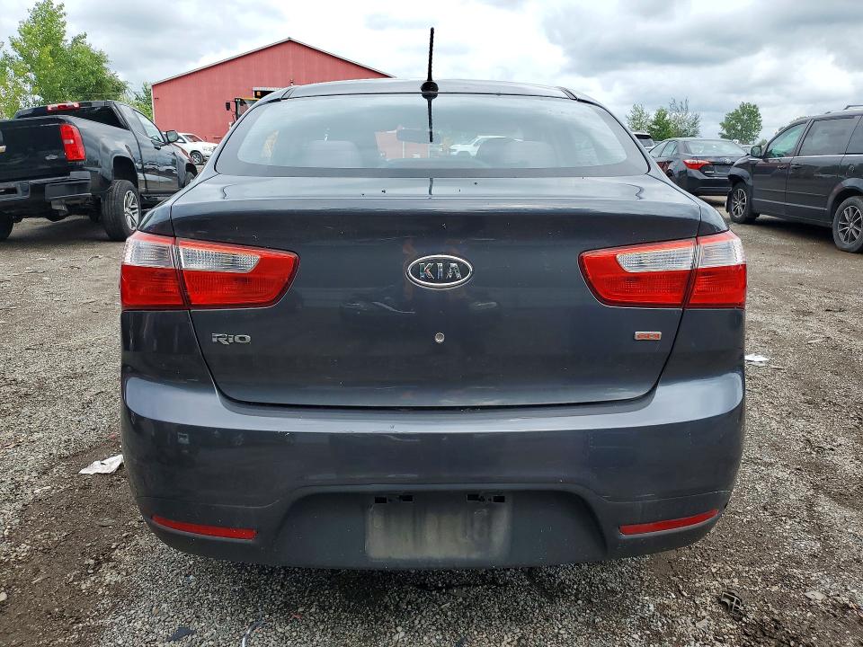2012 Kia Rio VIN KNADM4A32C6087193 COPART salvage auction — VANDALISM, ON - PERMIT NO BRAND - UNFIT, sold $325 on 2026-09-10 (photo 6)