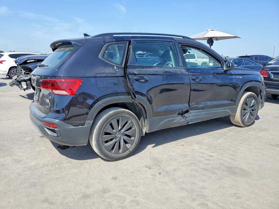 2024 Volkswagen Taos VIN 3VV5X7B23RM105314 COPART salvage auction — SIDE, Tx - Certificate Of Title (P), sold $7,300 on 2026-08-24 (photo 3)