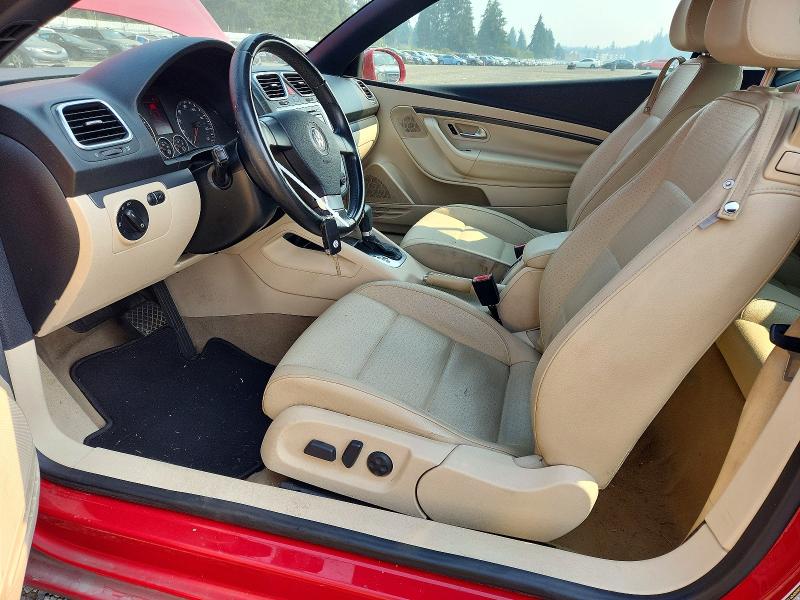 2007 Volkswagen Eos VIN WVWBA71FX7V045770 COPART salvage auction — FRONT END, WA - BILL OF SALE, sold $325 on 2026-08-14 (photo 7)