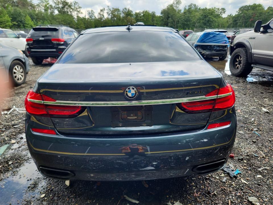 2018 BMW 7er VIN WBA7F0C59JGM22648 COPART salvage auction — FRONT END, Md - Cert Of Salvage > 75% Damage, sold $4,400 on 2026-08-14 (photo 6)