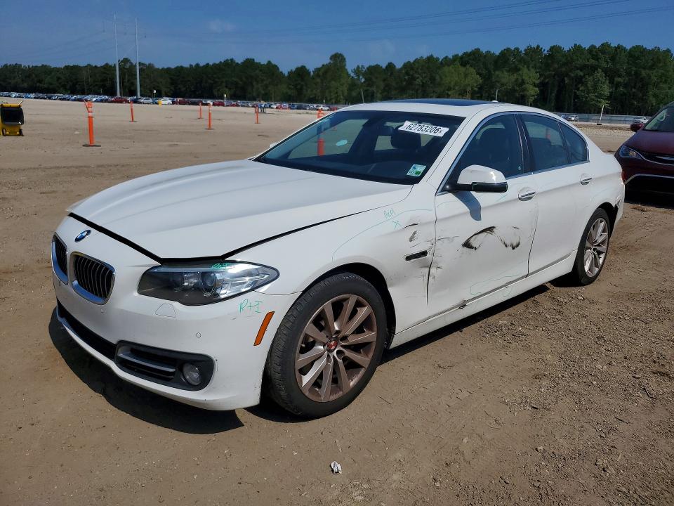 2016 BMW 5 series VIN WBA5B1C55GG128973 COPART salvage auction — ALL OVER, LA - CERT OF TITLE-SALVAGE, sold $2,500 on 2026-08-11 (photo 1)