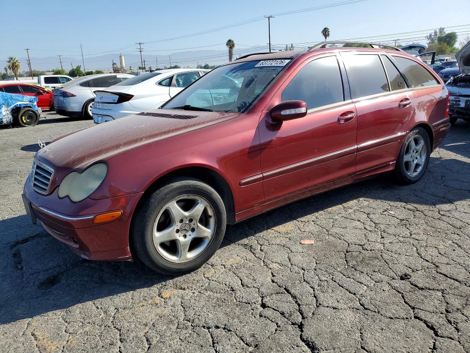 2002 Mercedes-benz C class VIN WDBRH64J32F116944 COPART salvage auction — REAR END, CA - SALVAGE CERTIFICATE, sold $275 on 2026-08-10 (photo 1)
