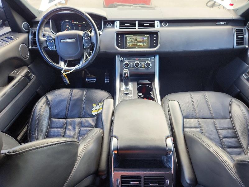 2016 Land rover Range rover sport VIN SALWS2VF2GA549080 COPART salvage auction — NORMAL WEAR, In - Certificate Of Title (P), sold $7,600 on 2026-08-19 (photo 8)
