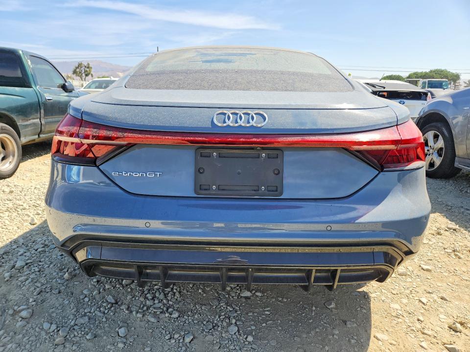 2022 Audi E-tron gt VIN WAUDJBFW4N7003873 COPART salvage auction — MINOR DENT/SCRATCHES, CA - SALVAGE CERTIFICATE, sold $27,750 on 2026-09-24 (photo 6)