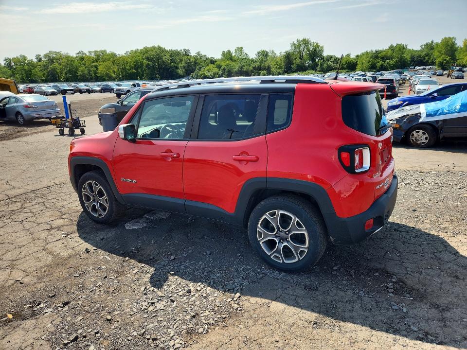 2018 Jeep Renegade VIN ZACCJBDB0JPG79054 COPART salvage auction — ROOF, Ct - Cert Of Title-Salvage, sold $2,750 on 2026-08-14 (photo 2)