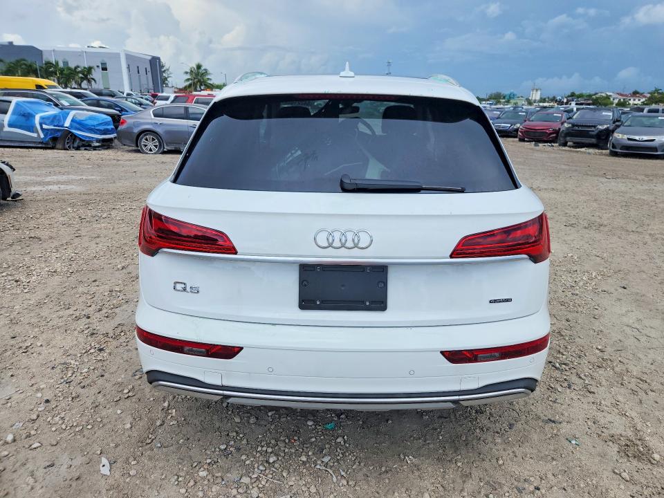 2021 Audi Q5 VIN WA1BAAFY5M2041074 COPART salvage auction — FRONT END, Fl - Certificate Of Destruction, sold $11,800 on 2026-08-25 (photo 6)
