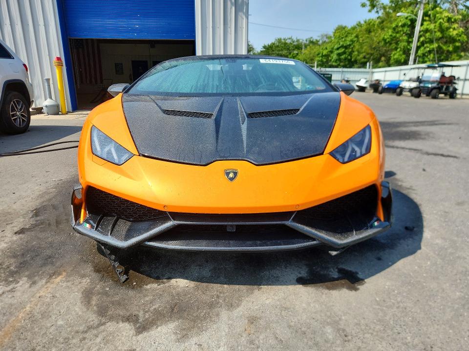 2017 Lamborghini VIN ZHWUR1ZF2HLA05614 COPART salvage auction — REAR END, Nj - Cert Of Title-Salvage, sold $150,000 on 2026-09-08 (photo 5)