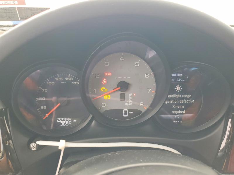 2021 Porsche Macan VIN WP1AB2A59MLB36330 COPART salvage auction — FRONT END, Pa - Certificate Of Salvage, sold $21,000 on 2026-08-28 (photo 9)