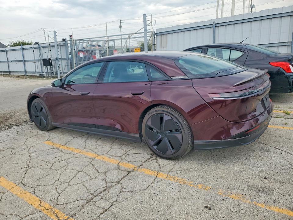 2025 Lucid Air VIN 50EA1TEA7SA002518 COPART salvage auction — FRONT END, Nd - Salvage Previously Branded, sold $28,750 on 2026-08-19 (photo 2)