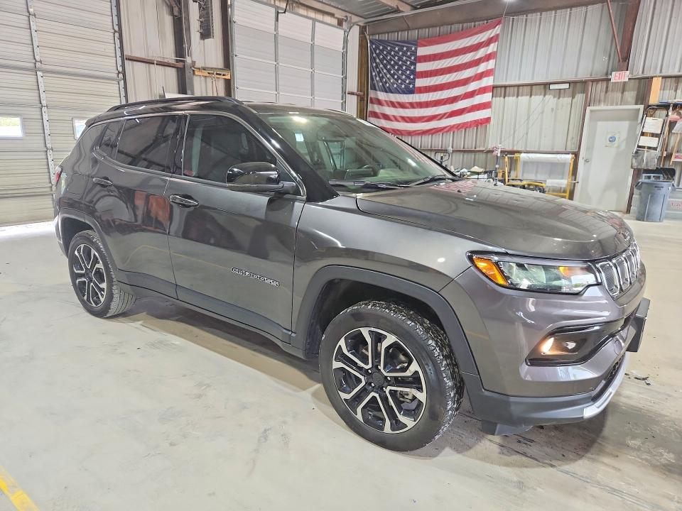 2022 Jeep Compass VIN 3C4NJDCB8NT209309 COPART salvage auction — HAIL, Mo - Salvage Certificate Of Title, sold $9,600 on 2026-08-26 (photo 4)