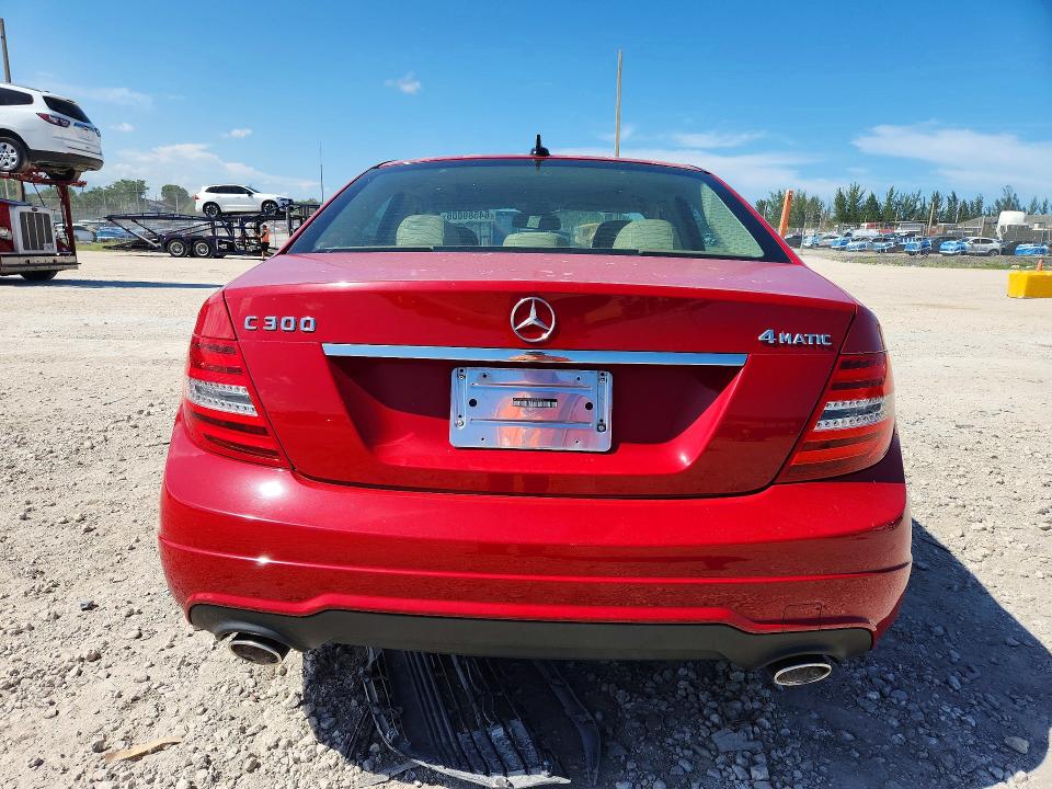 2014 Mercedes-benz C-klasse VIN WDDGF8AB5EA936103 COPART salvage auction — MECHANICAL, Fl - Certificate Of Title (P), sold $450 on 2026-08-18 (photo 6)
