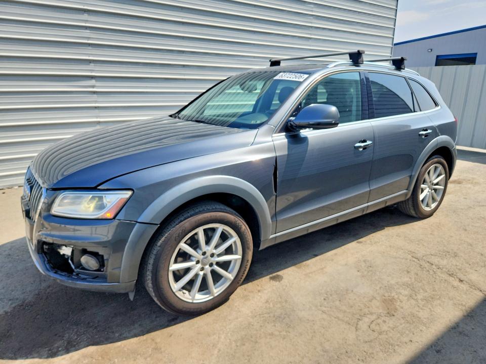 2017 Audi Q5 VIN WA1L2AFP8HA035659 COPART salvage auction — SIDE, Ca - App For Dup Clean Or Ac, sold $2,250 on 2026-08-18 (photo 1)